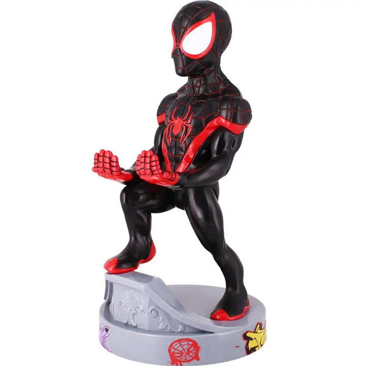 Miles Morales Cable Guy Telefon/Kontroller tartó figura (Platform nélküli)