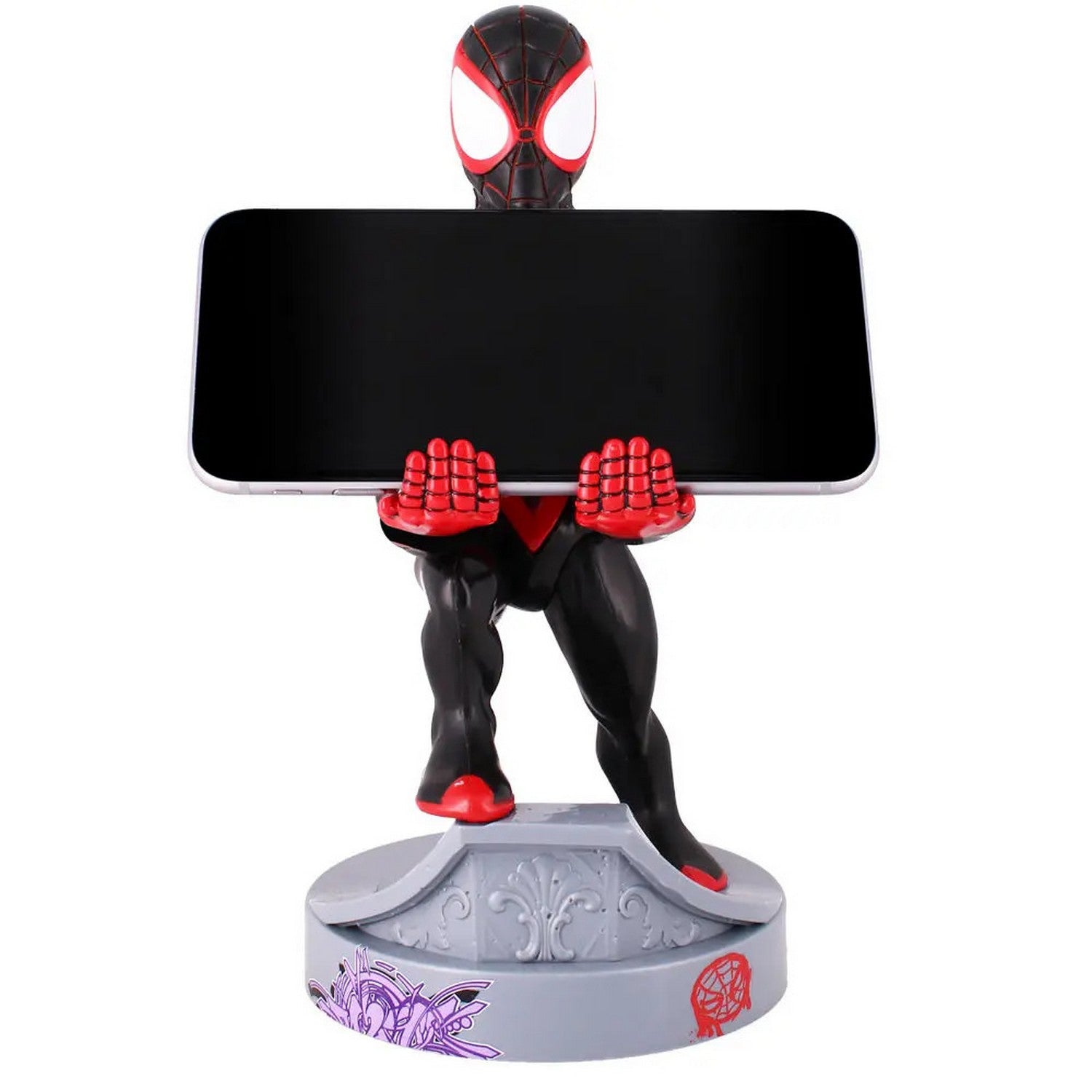 Miles Morales Cable Guy Telefon/Kontroller tartó figura (Platform nélküli)-1