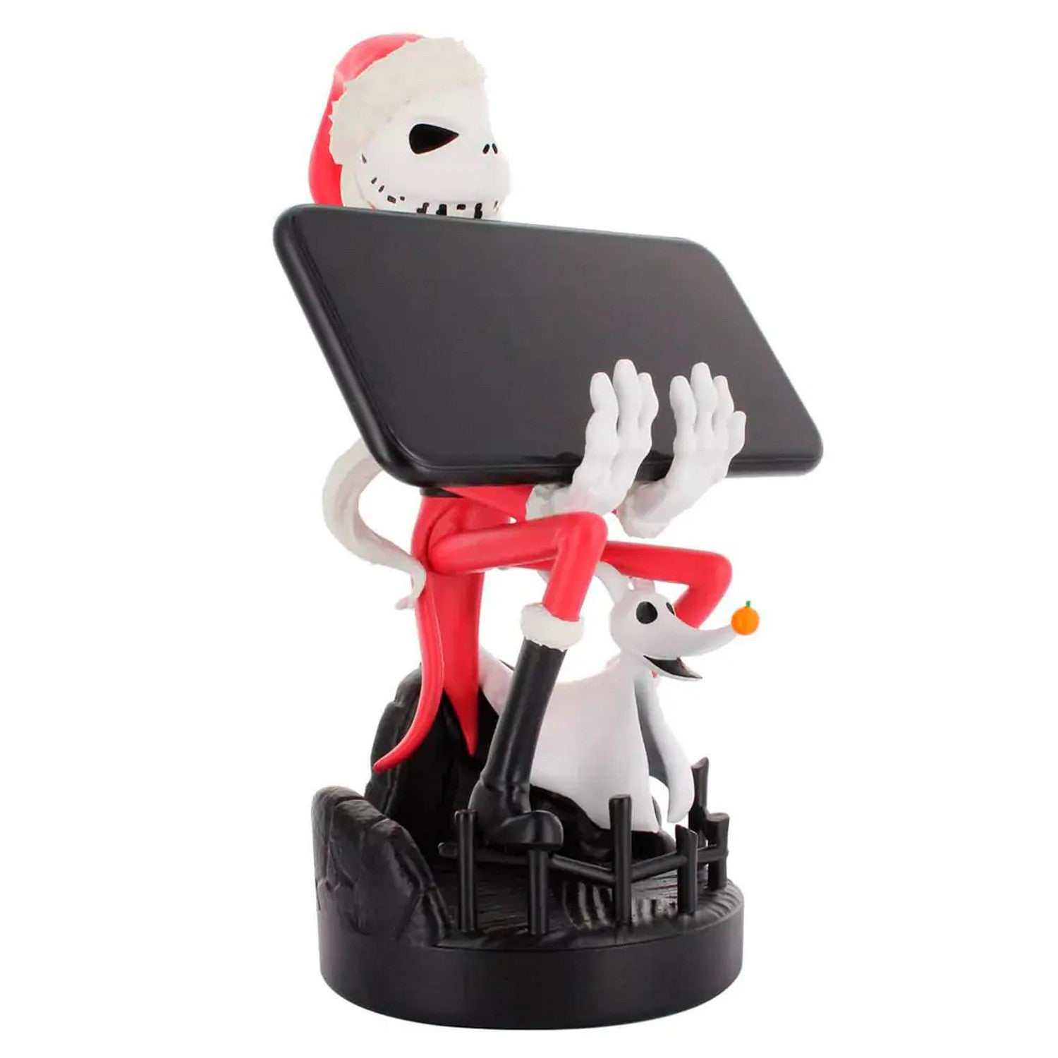 Nightmare Before Christmass Jack in Santa Suit Cable Guy Telefon/Kontroller tartó figura (Platform nélküli)-1