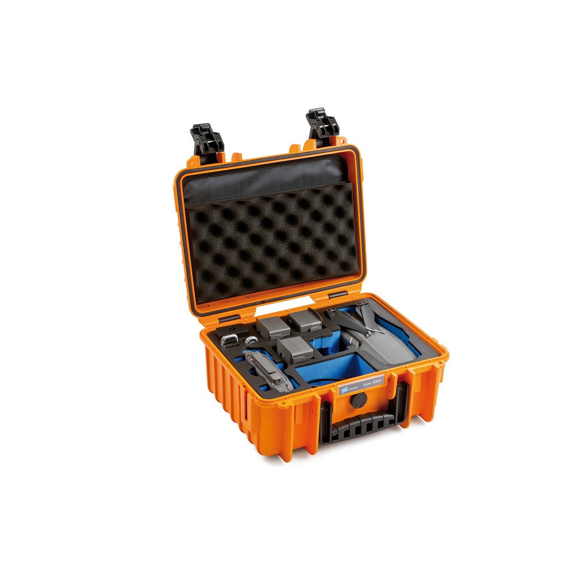 B&W koffer 3000 narancssárga DJI Mavic 2 (Pro/Zoom) modellhez (Mavic 2)-0