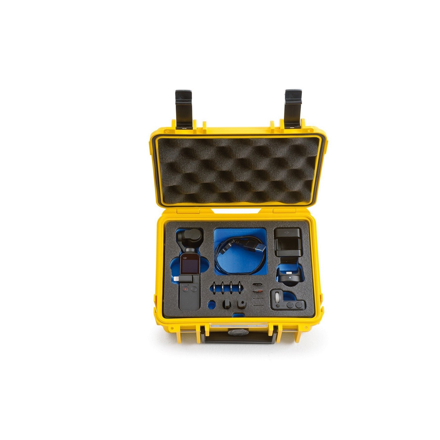 B&W koffer 500 sárga DJI Osmo Pockethez (DRON)-0