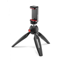 Manfrotto Pixi fekete mini Tripod univerzális okostelefon tartóval (KAMERA)-0