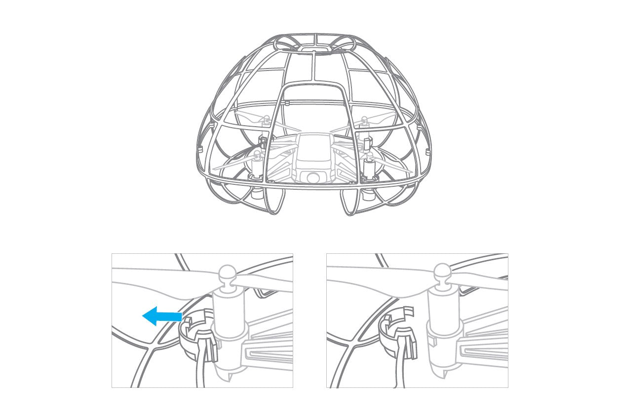 PGYTech Tello Propeller Protection Cage DRON DJIARS