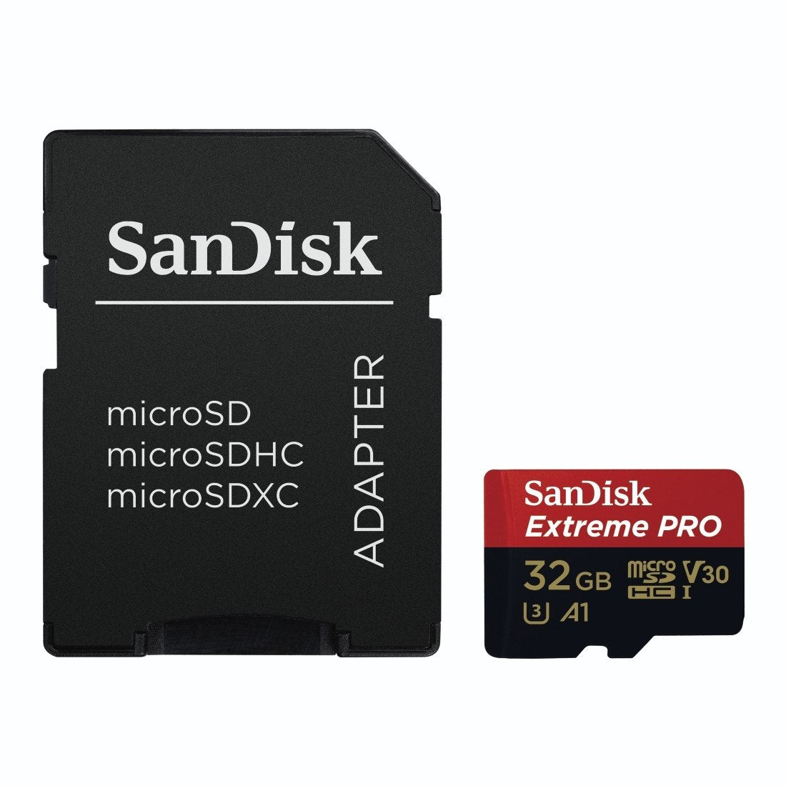 SanDisk  microSDHC™ Mobile Extreme PRO 32GB memkártya, + adapter, (olvasási seb.: 100MB/s and írási seb.: 90MB/s), UHS-1, V30, A1 + Rescue Pro Deluxe (DRON)-0